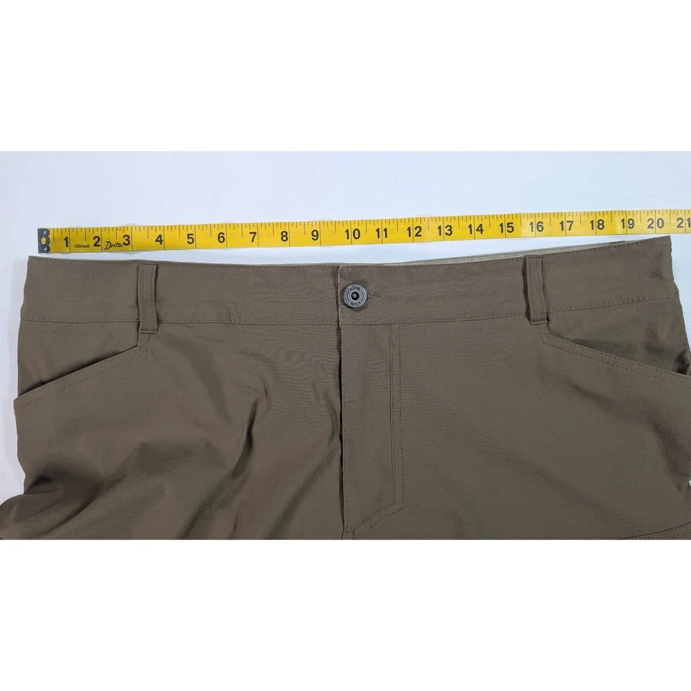 Kuhl Freeflex Style Mens 40x30 Hiking Pants Brown Outdoor Trekking